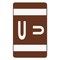Smead Label, Folder, LetterU, PK100 67191 - alternate 1
